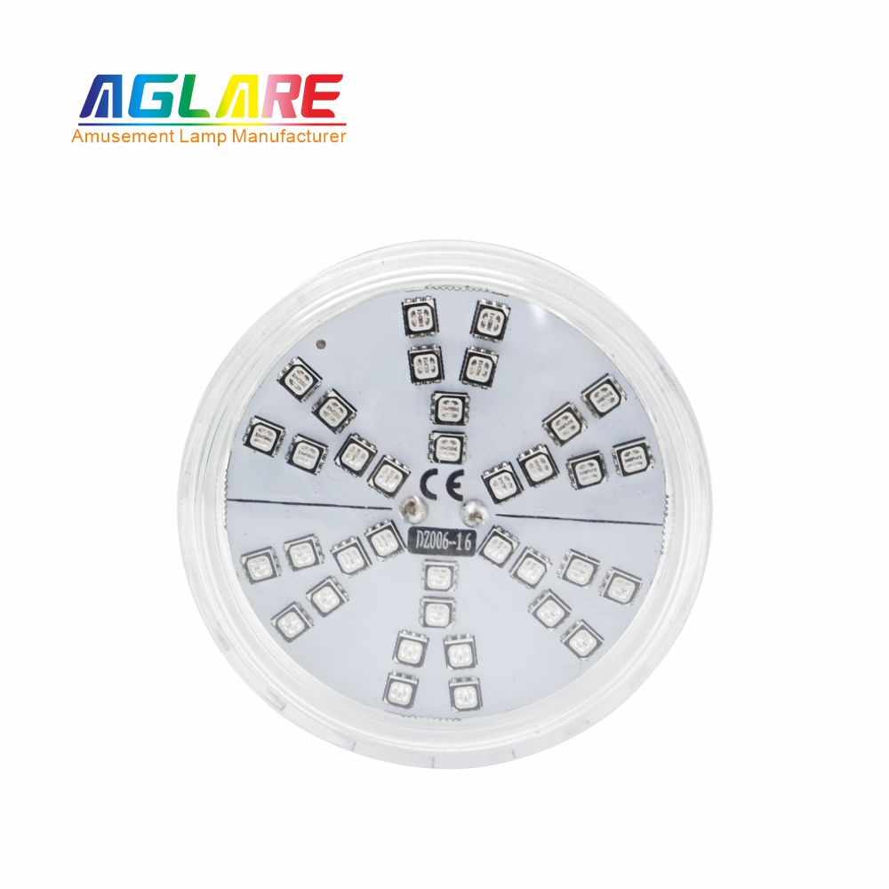 60mm RGB LED游乐场灯1-16自动法式旋转成效- AC24V， 42led